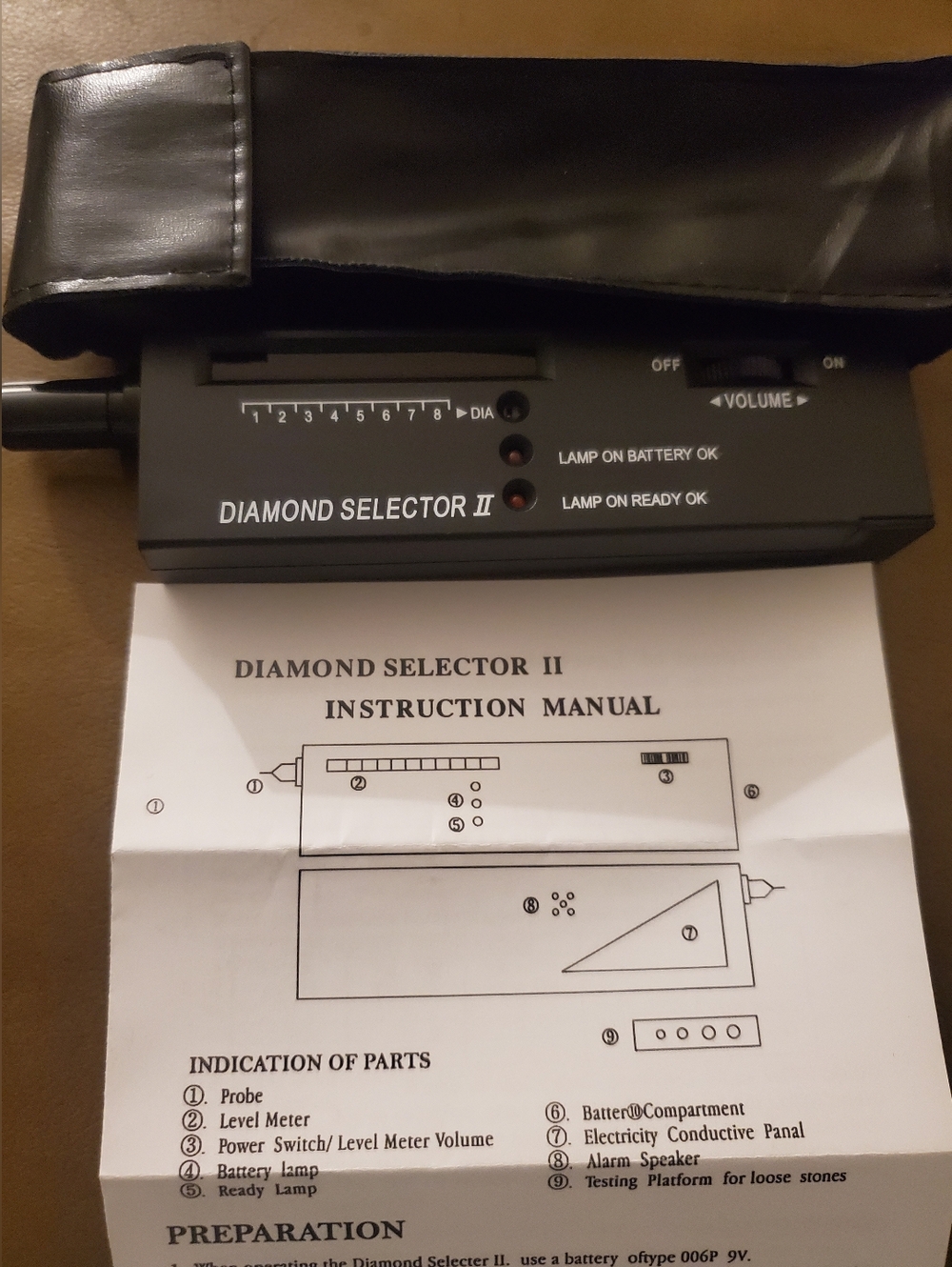 Diamond Tester For Jewelry With Case New Sealed